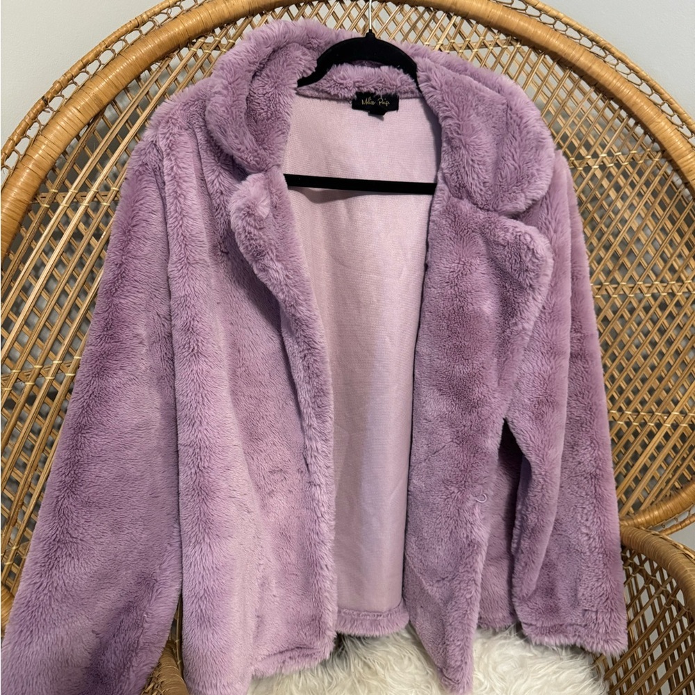 Melissa Paige Lavender Teddy Jacket